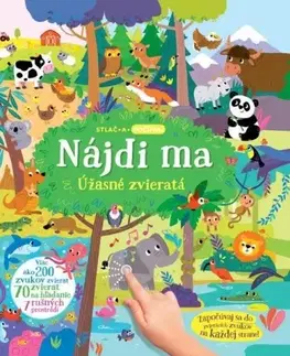 Zvukové knihy Nájdi ma: Úžasné zvieratá - Zvuková kniha - Kolektív autorov
