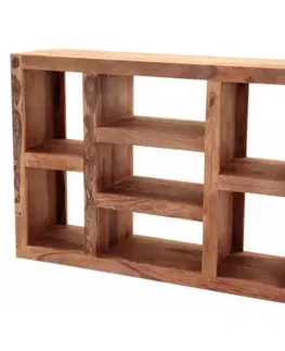 Knižnice Knižnica 130x90x35 Gani z indického masívu palisander