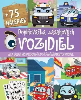 Nalepovačky, vystrihovačky, skladačky Doplňovačka zásahových vozidiel