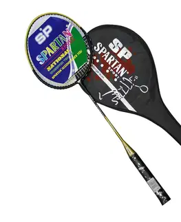 Badmintonové rakety Badmintonová raketa SPARTAN JIVE bielo-červená