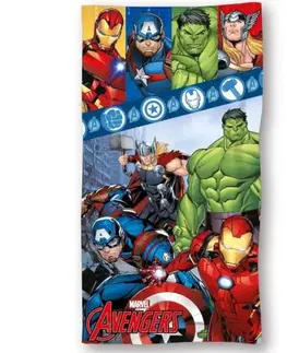 Osušky pre bábätká Detská osuška Avengers 70X140cm Setino Tiahome