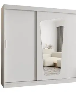 Šatníkové skrine Skriňa Moka 250 biela