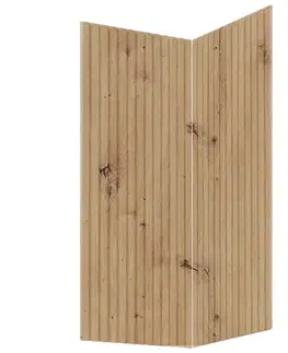 Kuchynské skrinky Čelo skrinky Luxeo F14-D90N ryfla dub