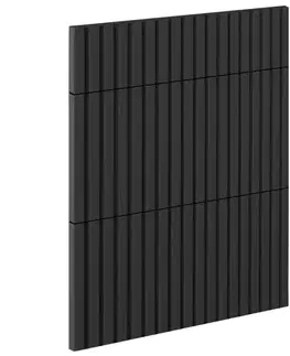 Kuchynské skrinky Čelo skrinky Luxeo F14-D60S3-AX ryfla black