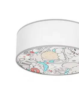 Svietidlá  Detské stropné svietidlo KIDDY 2xE27/40W/230V biela/béžová 31-38869