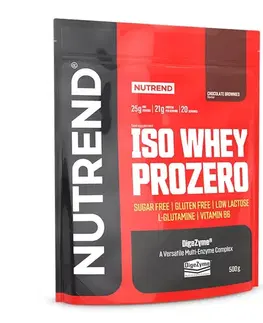 Proteíny Nutrend ISO WHEY Prozero 500 g pudingová vanilka