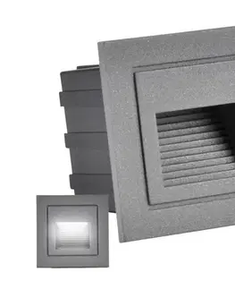 LED osvetlenie  LED Vonkajšie schodiskové svietidlo Q6 LED/3W/230V IP44 313720