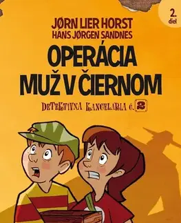 Pre deti a mládež Operácia Muž v čiernom - Jorn Lier Horst,Hans Jorgen Sandnes (ilustrátor)