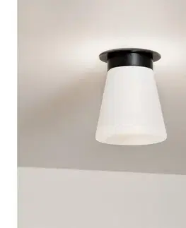 Svietidlá Elstead Kichler KL-ALBERS-F-T-BK-Stropné svietidlo ALBERS 1xE27/40W/230V pr.21,6cm čierna KL-ALBERS-F-T-BK