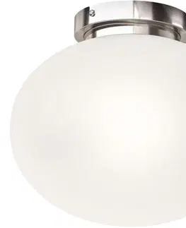 Svietidlá Open Design OR81169 - Stropné svietidlo PALLA 1xE27/12W/230V priemer 40 cm lesklý chróm OR81169