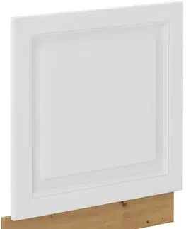 Kuchynské skrinky STELLA ZM 570X596 dvierka na umývačku riadu, biela/dub Artisan