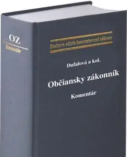 Občianske právo Občiansky zákonník. Komentár - Lenka Dufalová