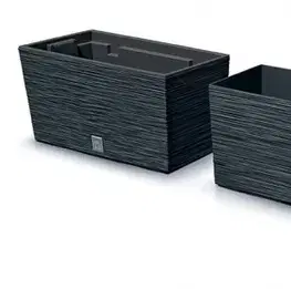 Kvetináče a truhlíky NABBI DFC400 plastový kvetináč 39,5 cm antracit