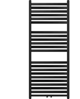 Radiátory do kúpeľne MEXEN - Zing vykurovací rebrík/radiátor 1200 x 500 mm, 513 W, čierna W128-1200-500-00-70