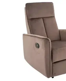 Kreslá Relaxačné kreslo Nikos Velvet