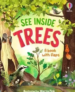 Leporelá, krabičky, puzzle knihy See Inside Trees - Emily Bone,Wazza Pink