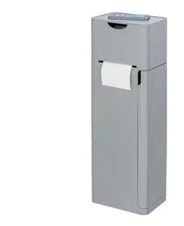 Svietidlá WENKO 24213100 - WC kefa IMON 20x58,5 cm sivá 24213100