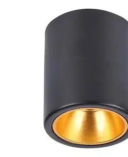 Svietidlá  Bodové svietidlo 1xGU10/35W/230V okrúhly čierna 6691