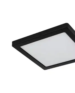 Svietidlá Globo 12380-18B - LED Stropné svietidlo LASSE LED/18W/230V 3000/4000/6500K čierna 12380-18B