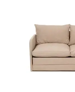 Pohovky a gauče Dvojmiestna rozkladacia pohovka Saga XL 2-Seater - Beige