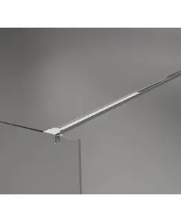 Sprchové dvere MEXEN/S - Kyoto-X Sprchová zástena WALK-IN 100 x 200, dekor 10 mm, chróm 800-100-101-01-30-X