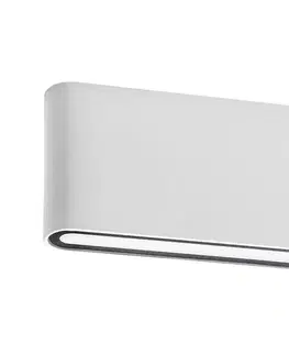 Svietidlá Redo 9622 - vonkajšie nástenné LED svietidlo KLIPPE LED/13W/230V 3000K IP54 biele 9622