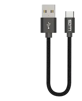 Predlžovacie káble Winner Group - USB kábel USB-C / USB-A 60W 20cm čierna WINKATYPC20CM
