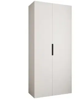 Šatníkové skrine Skriňa Como 4-110 (50) biela/čierna