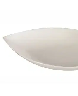 Misy a misky Kinekus Miska SALSA 26 cm loďka, porcelán, biela