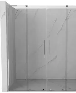 Sprchovacie kúty MEXEN/S - Velar L Duo posuvné sprchové dvere 180, transparent, chróm 871-180-003-02-01