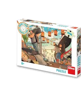 XL dieliky Dino Toys Puzzle Nájdi 10 predmetov: Prístav 300 XL Dino