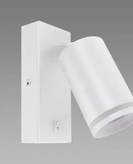 Lampy do obývačky Nástenná lampa Zula WLL GU10 White 03997 K1