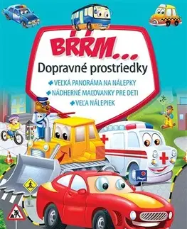 Nalepovačky, vystrihovačky, skladačky Bŕŕm... Dopravné prostriedky
