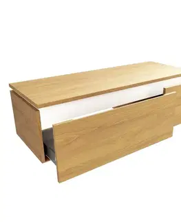 Kúpeľňový nábytok Kúpeľňová skrinka SAT Feel 120x30x46 cm medový dub mat SATFEEL2120DMD SATFEEL2120DMD