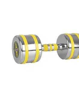Činky Chrómová činka inSPORTline Yellsteel 12 kg