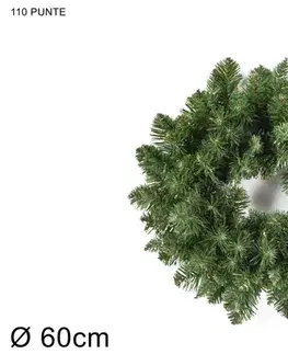 Vianočné dekorácie MAKRO - Veniec vianočný 60cm