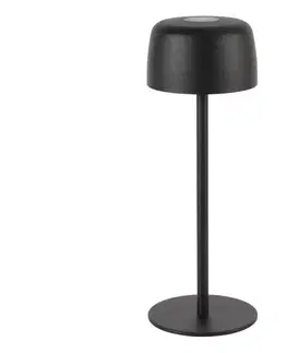 Záhradné lampy Zuma Line ETLED-658-BK - LED Stm. nabíj. lampa POCO LED/2W/1200 mAh IP44 čierna ETLED-658-BK
