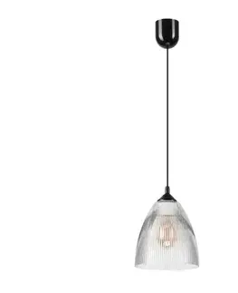 Svietidlá  Luster na lanku LENA 1xE27/60W/230V LM-1.1.106/CZARNY