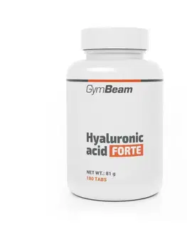 Ostatné špeciálne doplnky výživy GymBeam Kyselina hyalurónová Forte 180 tab. bez príchute