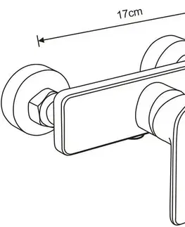 Sprchy a sprchové panely MEXEN/S - Carl sprchový stĺp vrátane sprchovej batérie Cetus, chróm 744340240-00