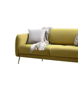 Pohovky a gauče Trojmiestna rozkladacia pohovka Sevilla 3 Seater - Yellow