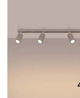 Svietidlá BRILAGI - LED bodové svietidlo CRESTO 4xGU10/10W/230V taupe BR.1765