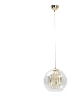 Svietidlá Keter Lighting Luster na lanku GLAMI 1xE27/60W/230V zlatá 650/22
