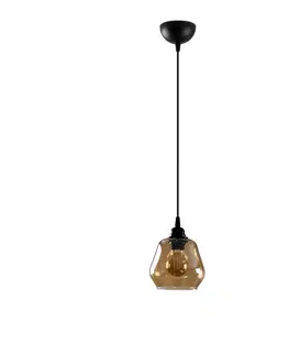 Svietidlá Závesný luster Gold - 030, zlatá-čierna