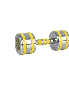 Činky Chrómová činka inSPORTline Yellsteel 9 kg