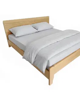 Postele KONDELA Bedia 180 manželská posteľ 180x200 prírodná