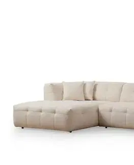 Sedacie súpravy Rohová sedacia súprava / Rohová pohovka Cady 3 Seater Left - Beige