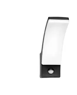 Svietidlá  ZLM7002/PIR-CR- LED Vonkajšie svietidlo so senzorom RITA LED/12W/230V IP65 ZLM7002/PIR-CR