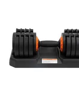Činky GymBeam Nastaviteľná jednoručná činka 3-20 kg