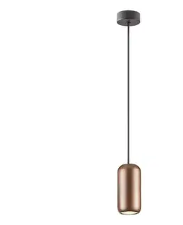 Svietidlá Redo 01-3476 - Luster na lanku BOOM 1xGU10/10W/230V pr. 7,6 cm hnedá 01-3476